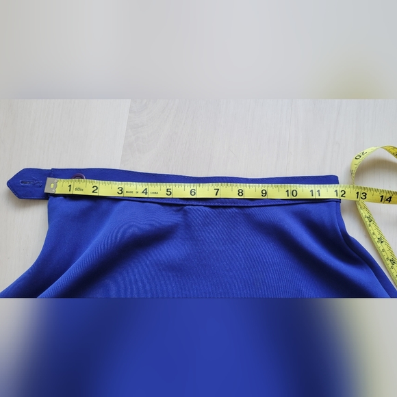 American Apparel royal blue midi skirt, size XS - Picture 2 of 8